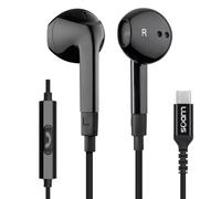 Ludos FEROX USB C Headphones, 5 Years Warranty, USB-C Earbuds for iPhone 16 15 Pro Max Plus Samsung Galaxy S24 S23 Ultra S22 S21 FE S20 Z Flip 3 Fold 4 A53 A54, USB Type C Earphones for iPad Pro