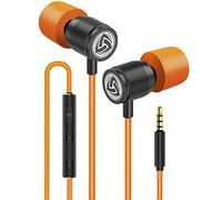 Ludos ULTRA Wired Earbuds in-Ear Headphones, 5 Year Warranty, Earphones with Microphone and Volume Control, Memory Foam, Reinforced Cable, Noise Isolating, Bass Compatible with iPhone, iPad, Samsung