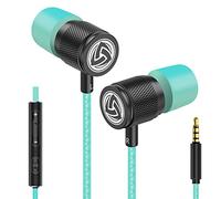 Ludos ULTRA Wired Earbuds in-Ear Headphones, 5 Year Warranty, Earphones with Microphone and Volume Control, Memory Foam, Reinforced Cable, Noise Isolating, Bass Compatible with iPhone, iPad, Samsung