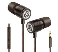 Ludos ULTRA Wired Earbuds in-Ear Headphones, 5 Year Warranty, Earphones with Microphone and Volume Control, Memory Foam, Reinforced Cable, Noise Isolating, Bass Compatible with iPhone, iPad, Samsung