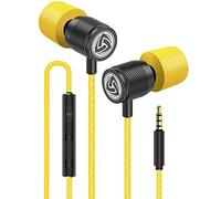 Ludos ULTRA Wired Earbuds in-Ear Headphones, 5 Year Warranty, Earphones with Microphone and Volume Control, Memory Foam, Reinforced Cable, Noise Isolating, Bass Compatible with iPhone, iPad, Samsung