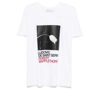 Ludovic de Saint Sernin x Robert Mapplethorpe Tulip and Thorn-print T-shirt - White S