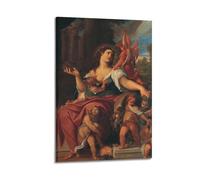 Ludóvico Carracci Painter's Artwork Allegory of Providence Posters Wall Art Picture Canvas Prints Bedroom Living Room Decor 24x36inch(60x90cm)