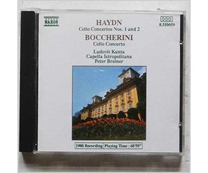 Ludovit Kanta, Peter Breiner, Capella Istropolitana - HAYDN: Cello Concertos Nos. 1 And 2 + BOCCHERINI Cello Concerto - Audio CD