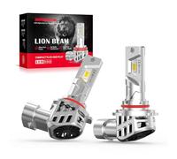 LUDUN ECE R-37 Road Legal HB3 LED Headlight Bulbs 9005-5500K White 55W Canbus Error Free, IP68 Waterproof, for Dipped & Main Beam, Plug and Play for UK Cars