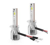 LUDUN H1 LED Headlight Bulb 1:1 Fit 6000K White H1 448 Car Headlight Bulb LED Canbus Error Free 448 12V 55W Full Beam Headlight 400% Brighter Pack of 2