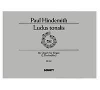 Ludus Tonalis Paul Hindemith Book [Softcover] Organ Schott Music