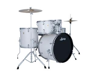 Ludwig Accent 22" Drive 5pc Drum Kit Snow Dust