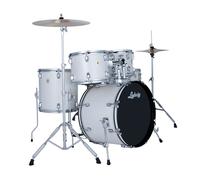 Ludwig Accent Fuse 20" 5pc Drum Kit Snow Dust