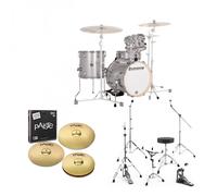 Ludwig Breakbeats 16 Drum Kit Bundle Silver Sparkle