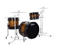 Ludwig Classic Maple Exotic 20" Downbeat 3pc Shell Pack Black Gold Burst
