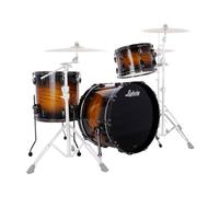 Ludwig Classic Maple Exotic 22" Fab 3pc Shell Pack Black Gold Burst