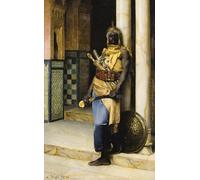 Ludwig Deutsch Guarding the Palace 1888 - Canvas Print On A Wooden Frame - Perfect Picture For Wall Decoration