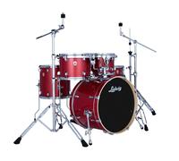 Ludwig Evolution 20" 5pc Drum Kit Crimson Sparkle