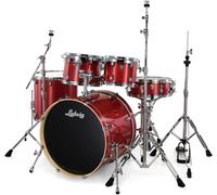 Ludwig Evolution 20" 5pc Complete Drum Kit Crimson Sparkle