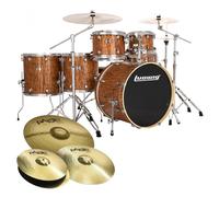 Ludwig Evolution 22 6pc Drum Kit w/Cymbals Cherry