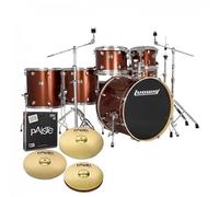 Ludwig Evolution 22 6pc Drum Kit w/Cymbals Copper
