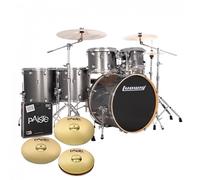 Ludwig Evolution 22 6pc Drum Kit w/Cymbals Platinum