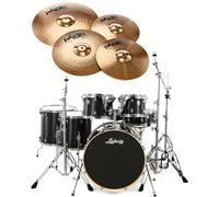 Ludwig Evolution Bundle 22" 6pc M. D.