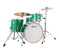 Ludwig LCO5044G Continental Pro Beat Plus 4-Piece Shell Set (Green Sparkle)