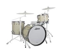 Ludwig Legacy Mahogany Downbeat 20" Drum Kit, Vintage White Marine