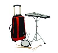 Ludwig Musser LM652RBR Glockenspiel Practice Kit With Rolling Bag