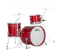 Ludwig Neusonic 22 Fab 3pc Shell Pack Satin Diablo Red