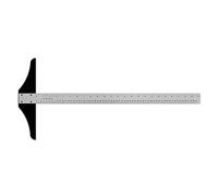 Ludwig Precision T-Square for Art, Framing & Drafting, Aluminum, Silver, 0