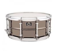 Ludwig Universal 13 x 7 Black Brass Snare Drum Chrome Hardware