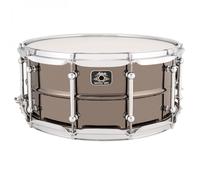 Ludwig Universal 14 x 6.5 Black Brass Snare Drum Chrome Hardware