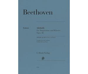 Ludwig van Beethoven: Adelaide, Op. 46 - Urtext Vocal Score - Low Voice - Henle Verlag (HN 1708)
