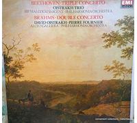 Ludwig van Beethoven - Beethoven / Brahms - Triple & Double Concertos. Oistrach Trio / Philharmonia / Sargent. VINYL LP.