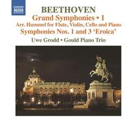 Grodd/Gould Piano Trio - Ludwig van Beethoven: Grand Symphonies, Vol. 1 - Arr. Hummel for Flute, Violin, Cello and Piano, Symphonies Nos. 1 and 3