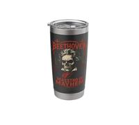 Ludwig Van Beethoven Classical Music Composer Death Metal Stainless Steel Insulated Tumbler