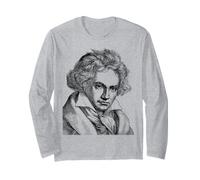 Ludwig Van Beethoven Composer Classical Music Pianist Art Long Sleeve T-Shirt