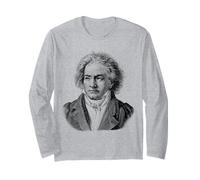 Ludwig Van Beethoven Composer Classical Music Pianist Art Long Sleeve T-Shirt