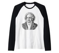 Ludwig Van Beethoven Composer Classical Music Pianist Art Raglan Baseball Tee