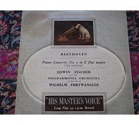 Ludwig van Beethoven - Concerto No. 5 In E Flat Major ("The Emperor") - Ludwig van Beethoven / Edwin Fischer, Wilhelm Furtwängler, Philharmonia Orchestra LP