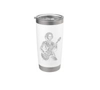 Ludwig Van Beethoven Guitar Composer Stainless Steel Insulated Tumbler