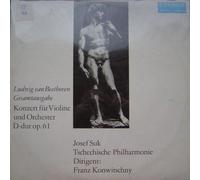 Ludwig van Beethoven - Ludwig van Beethoven - Josef Suk , Czech Philharmonic Orchestra, The , Franz Konwitschny - Konzert Für Violin Und Orchester D-dur Op. 61 - ETERNA - 8 26 220
