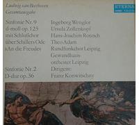 Ludwig van Beethoven - Ludwig van Beethoven - Sinfonie Nr. 9 d-moll Op. 125 mit Schlußchor über Schillers Ode "An die Freude" / Sinfonie Nr. 2 D-dur Op. 36 [lp_record]