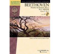Ludwig Van Beethoven: Piano Sonata No.1 In F Minor Op.2 No.1 (Schirmer Performance Edition) - Sheet Music, CD