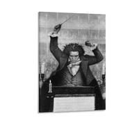 Ludwig Van Beethoven Poster 2 Painting Canvas Wall Art Scroll Picture Print Living Room 12x18inch(30x45cm)