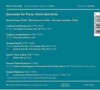 Atsuko Koga, Riyo Uemura, Georgiy Lomakov – Serenade for Flute, Violin and Cello – Walter Genuin