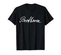 Ludwig Van Beethoven Signature Composer Classical Music Art T-Shirt