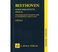 Ludwig van Beethoven-String Quartets Op. 18,1-6-Study Score