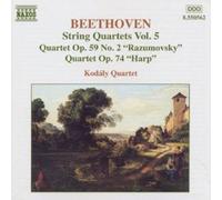 Ludwig van Beethoven - String Quartets Op. 59 No. 2 'Rasumovsky' & Op. 74 'Harp' - NAXOS