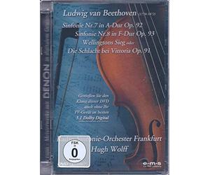 Ludwig van Beethoven - Symphonien Nr. 7 A-Dur u. Nr. 8 F-Dur (NTSC) (Nur Standbild) [DVD]