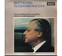 Ludwig van Beethoven , Wiener Philharmoniker , Hans Schmidt-Isserstedt - SXL 6396 Beethoven Symphonies 5 & 8 Vienna PO Schmidt-Isserstedt LP