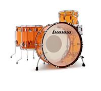 Ludwig Vistalite Zep Set 26" 5pc Shell Pack Amber with LM402 Snare